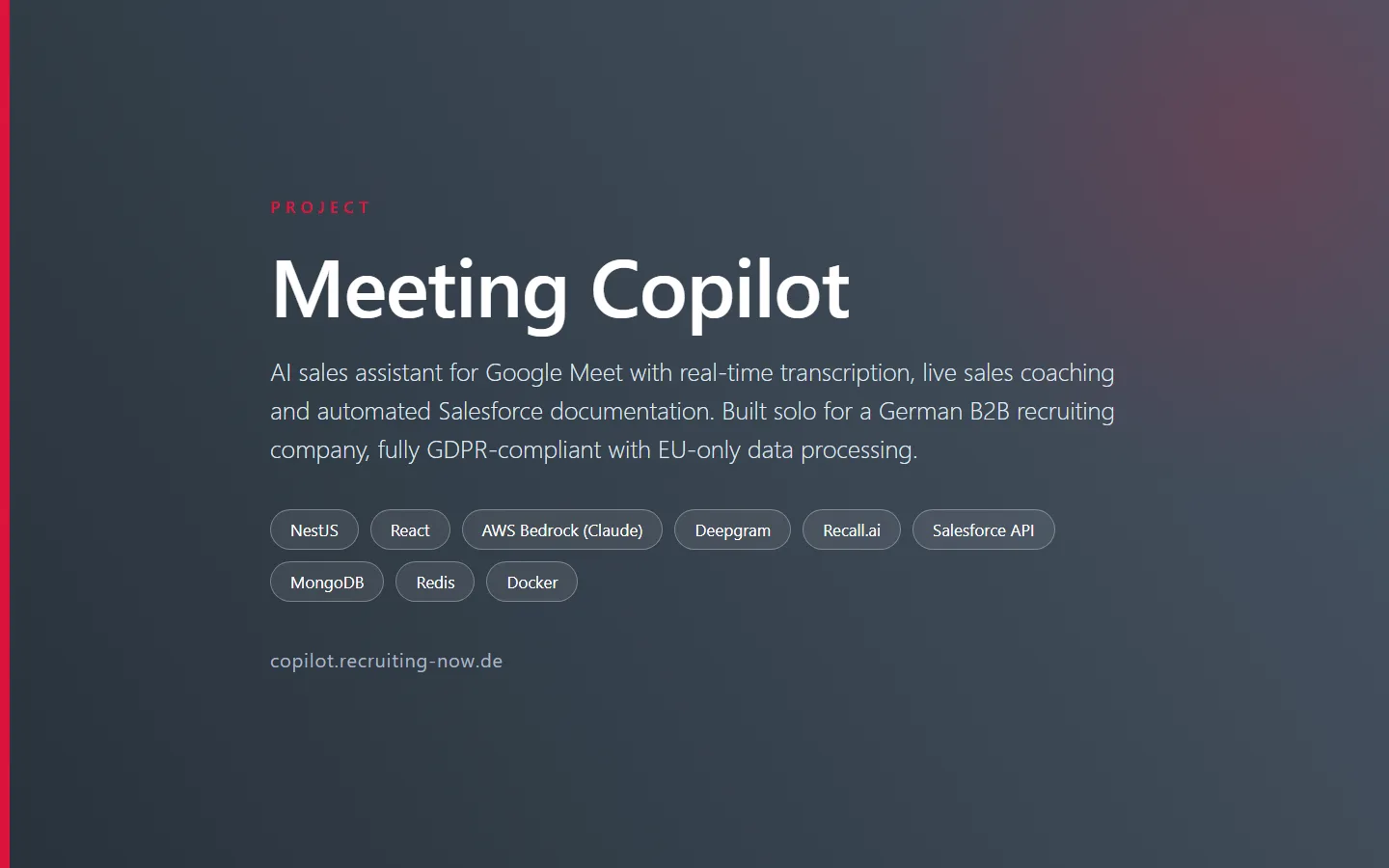 Meeting Copilot screenshot